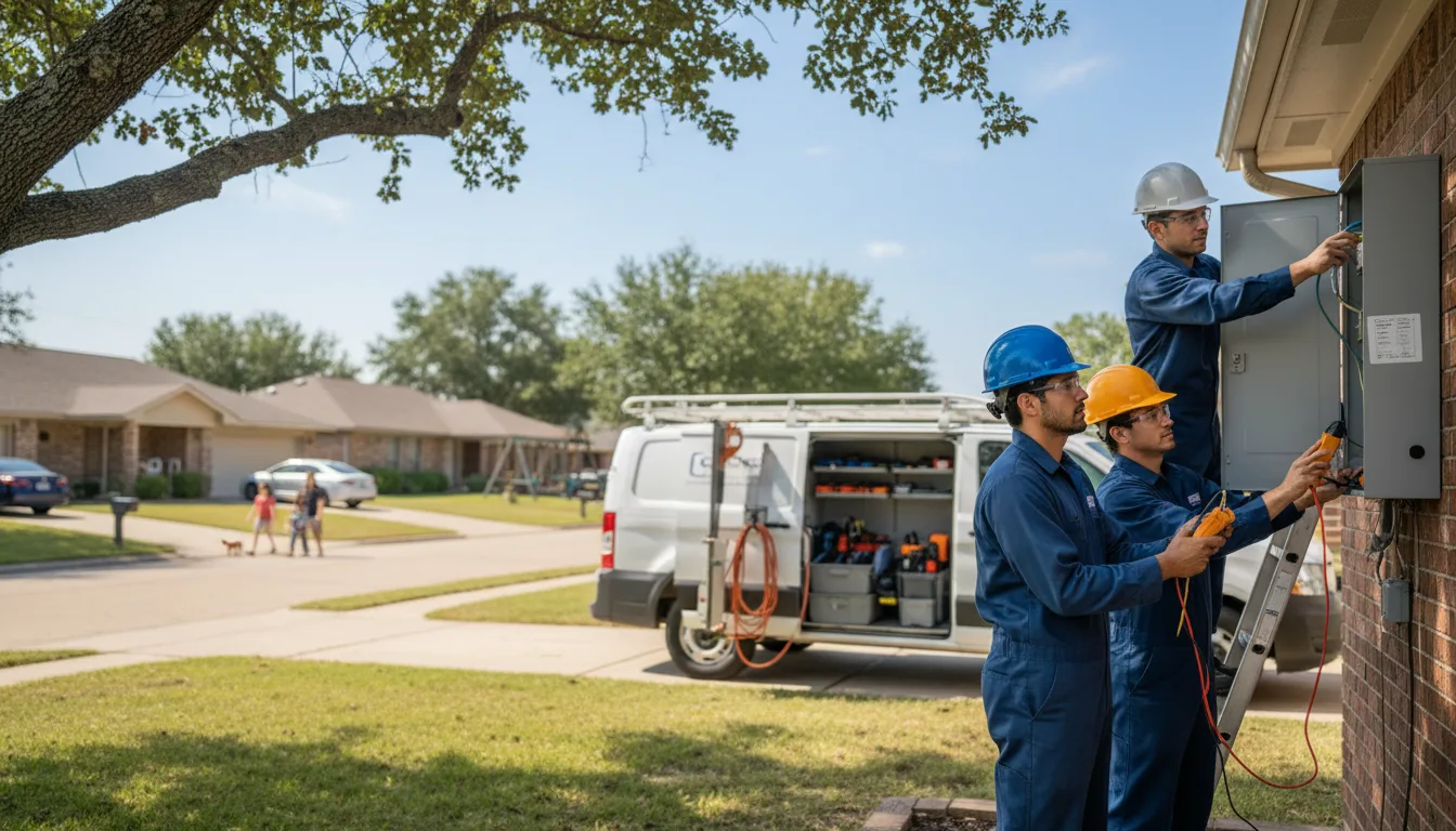 Certified electrician providing emergency electrical services in Hawkeye, IA
